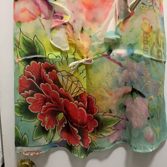 Ed Hardy Ruffled Blouse - Picture 5 of 13